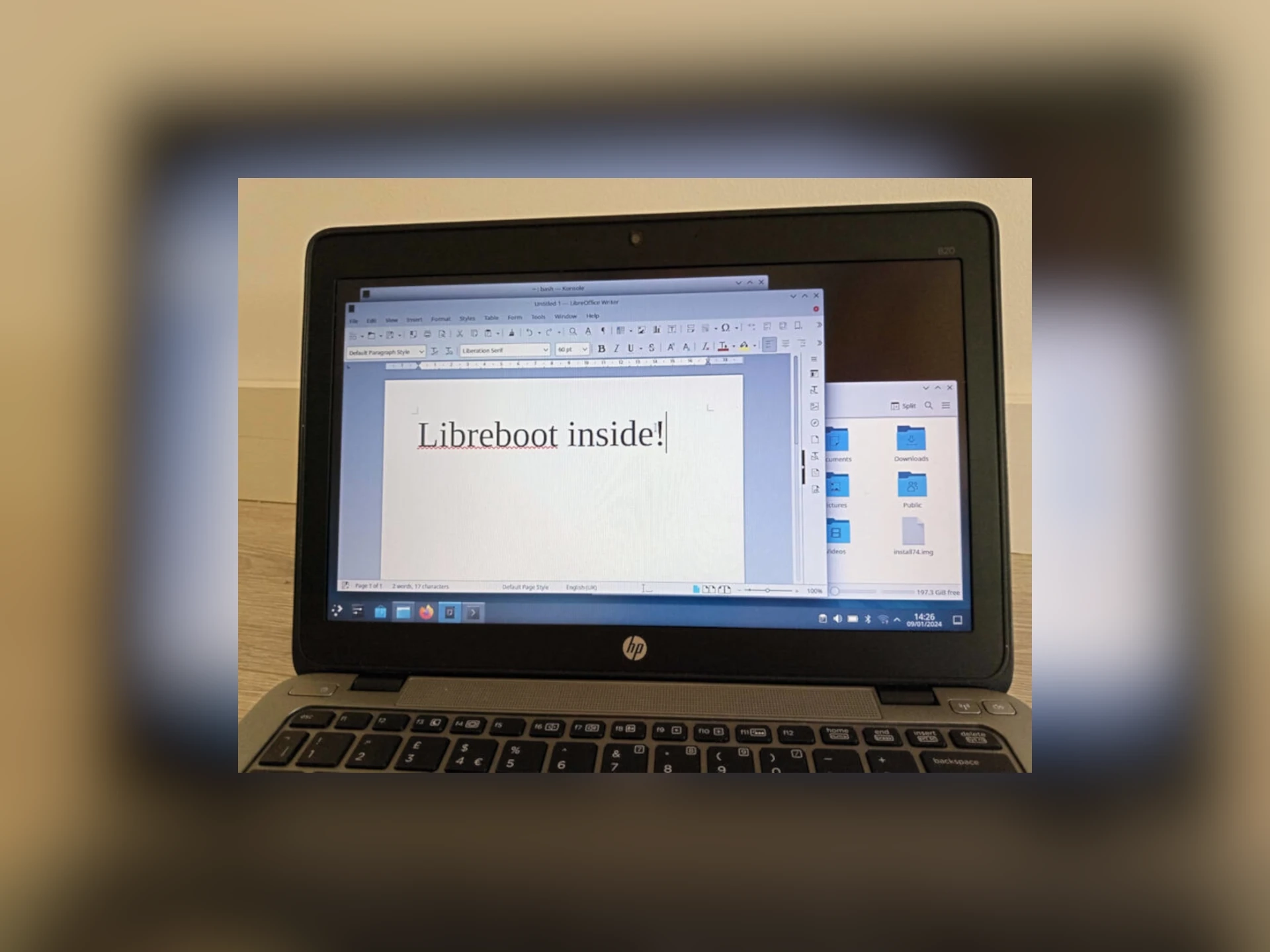 New Libreboot Update: Open-Source Firmware Now Compatible with HP EliteBook 820 G2 Laptops