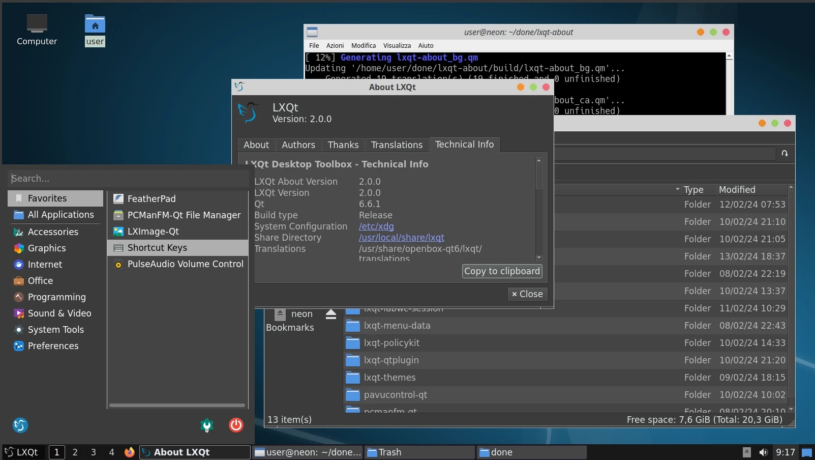 Announcement: LXQt 2.0 Desktop To Be Launched in April with Upgraded Applications Menu and Qt 6 Port