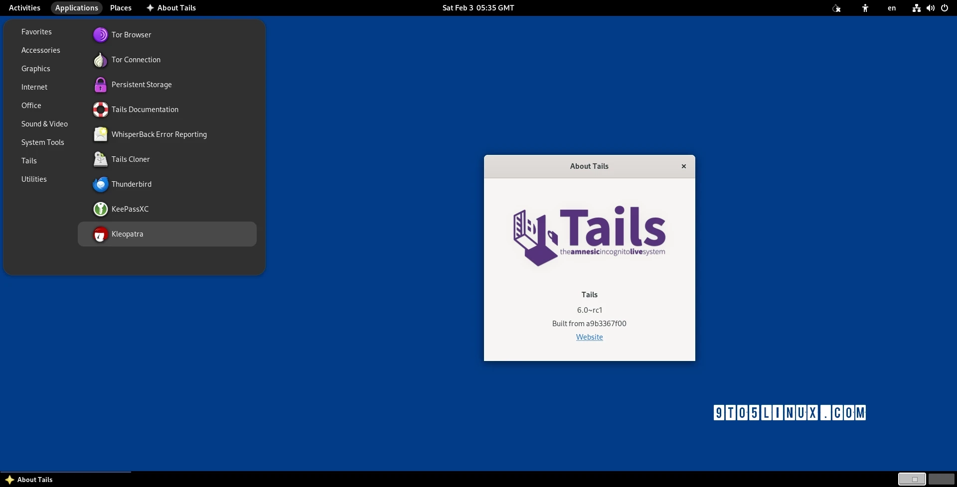 Announcement: Tails 6.0 Anonymous OS, Based on Debian 12 Bookworm, Officially Launching on February 27th