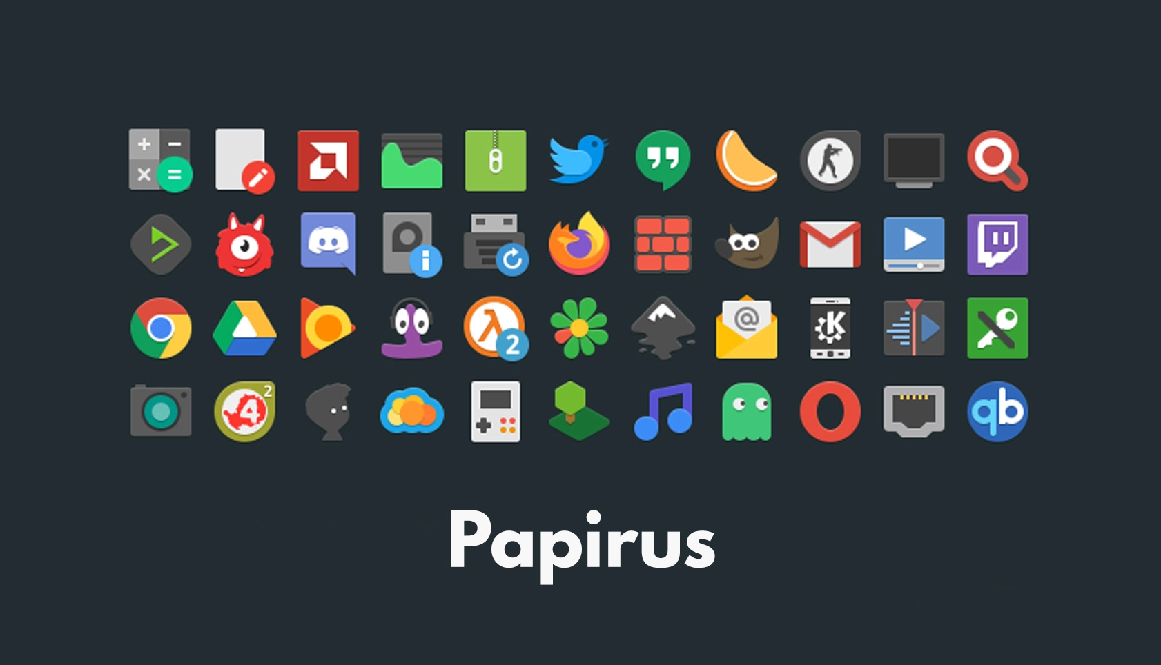 New Update in Papirus Icon Pack Adds Over 50 Icons