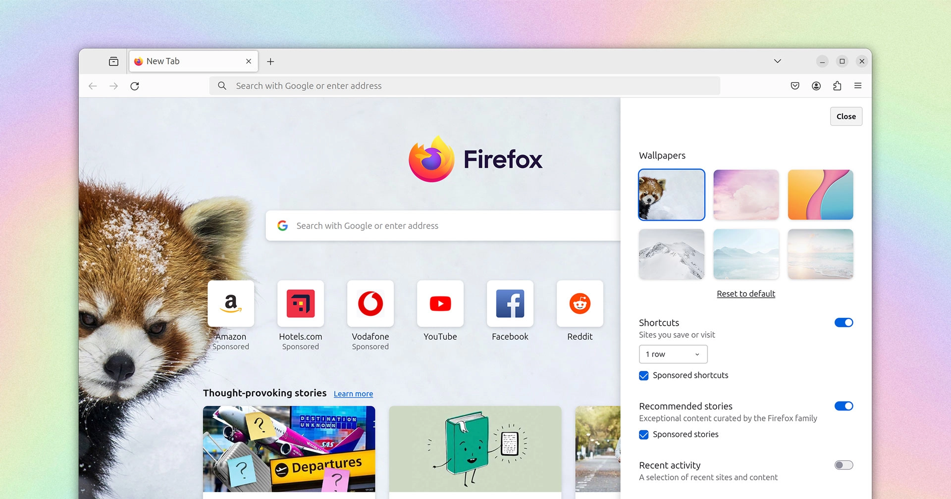 Mozilla Developers Incorporating ‘New Tab Wallpapers’ into Firefox
