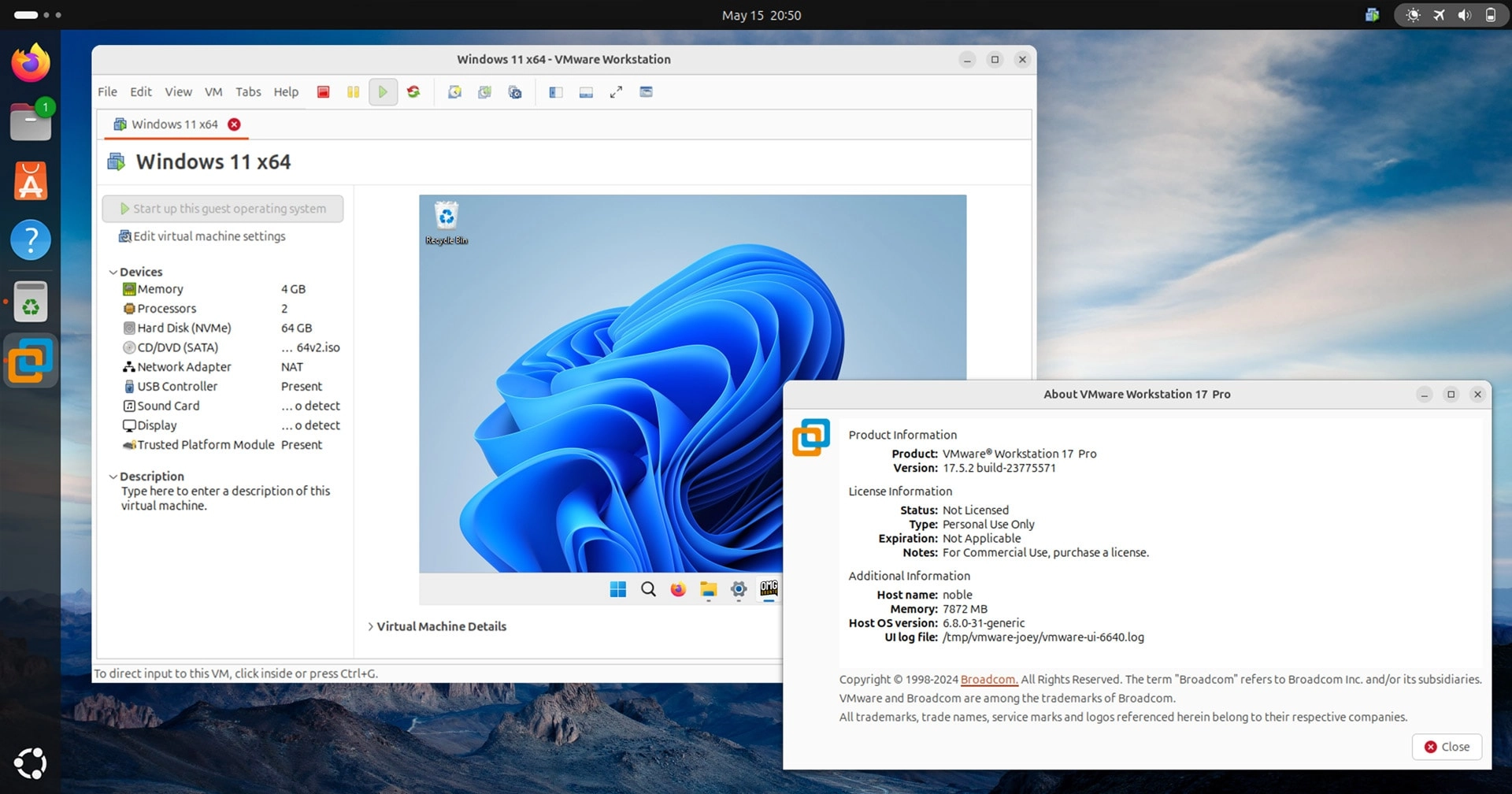 VMware Workstation Pro Now Available for Free on Linux and Windows