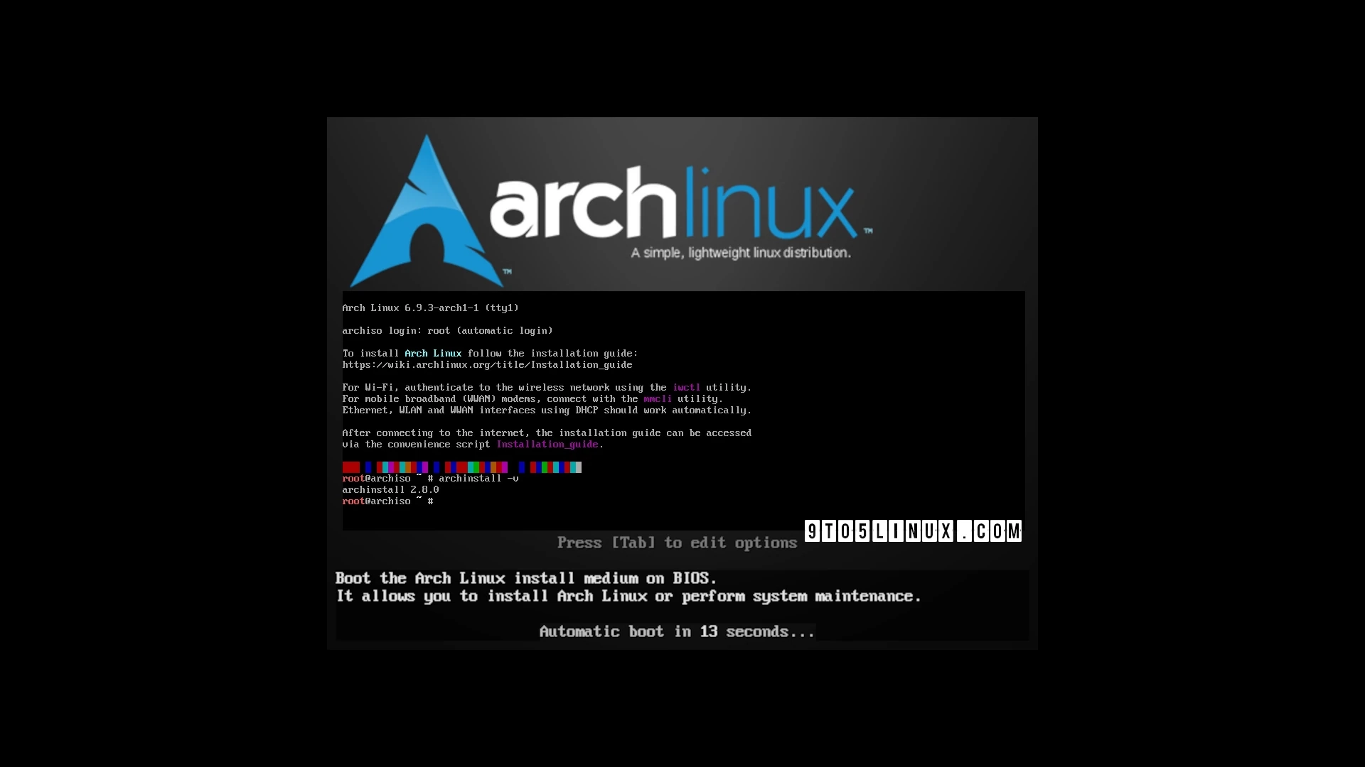 Arch Linux Rolls Out Its First ISO Release Featuring Linux Kernel 6.9