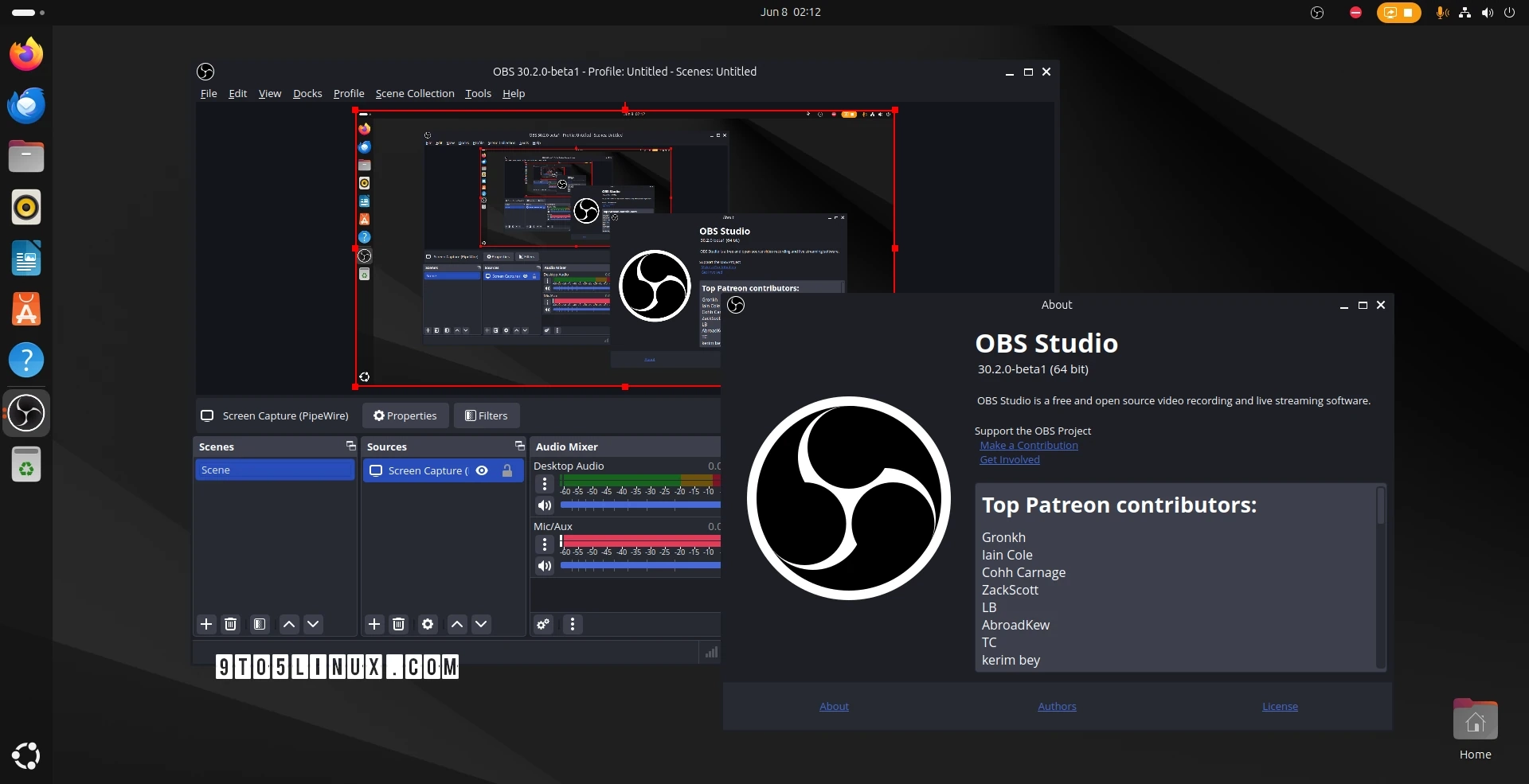 OBS Studio 30.2 Update: Introducing NVENC AV1 and Shared Texture Support for Linux Users