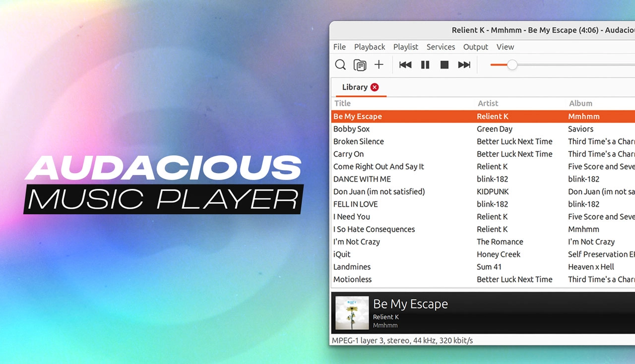 Audacious Music App Shifts to GTK3 by Default, Introduces New Plugins