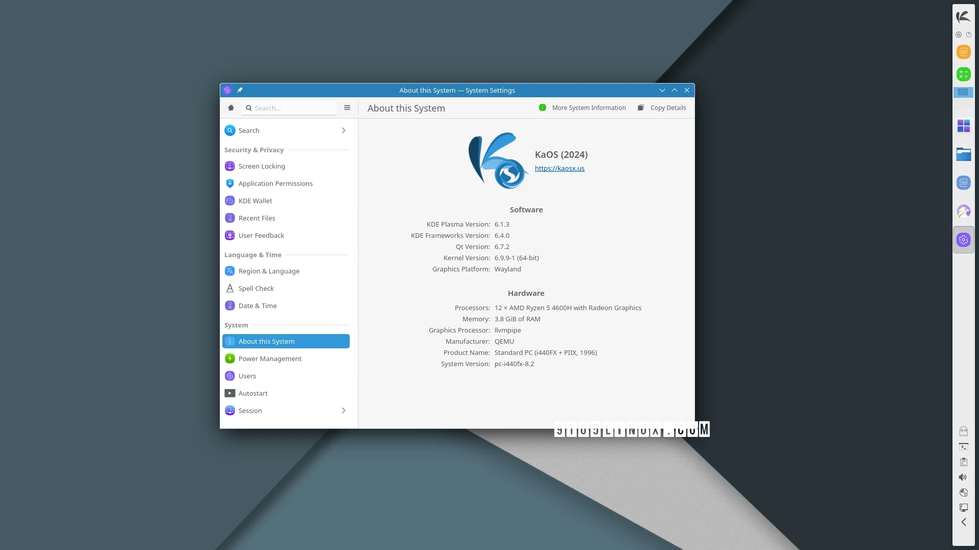 KaOS Linux 2024.07 Released: Featuring KDE Plasma 6.1 and Linux Kernel 6.9