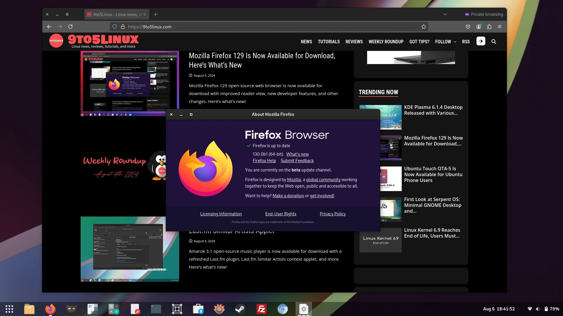 Firefox 130: Exciting Overscroll Animations for Linux Users and Innovations from Firefox Labs