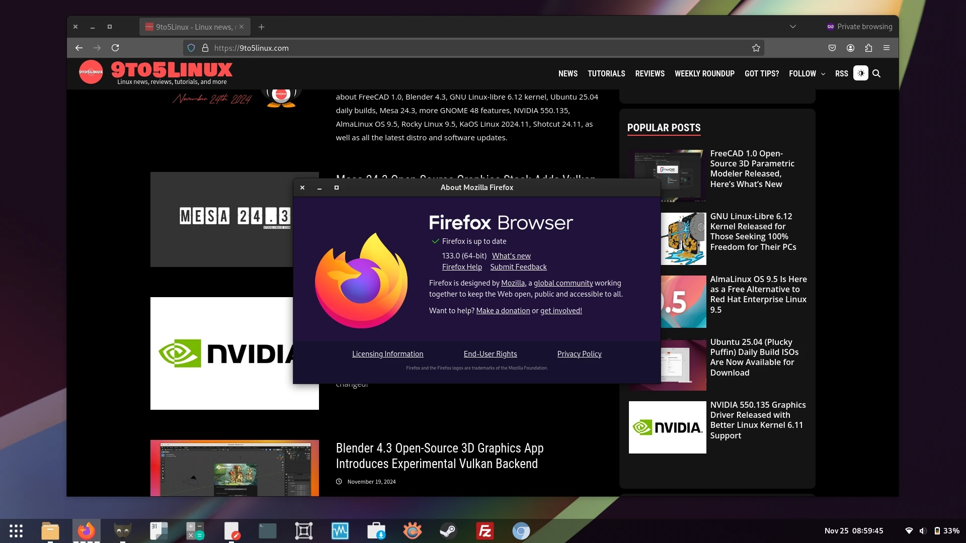 Mozilla Firefox 133 Released: Discover the Exciting New Features!