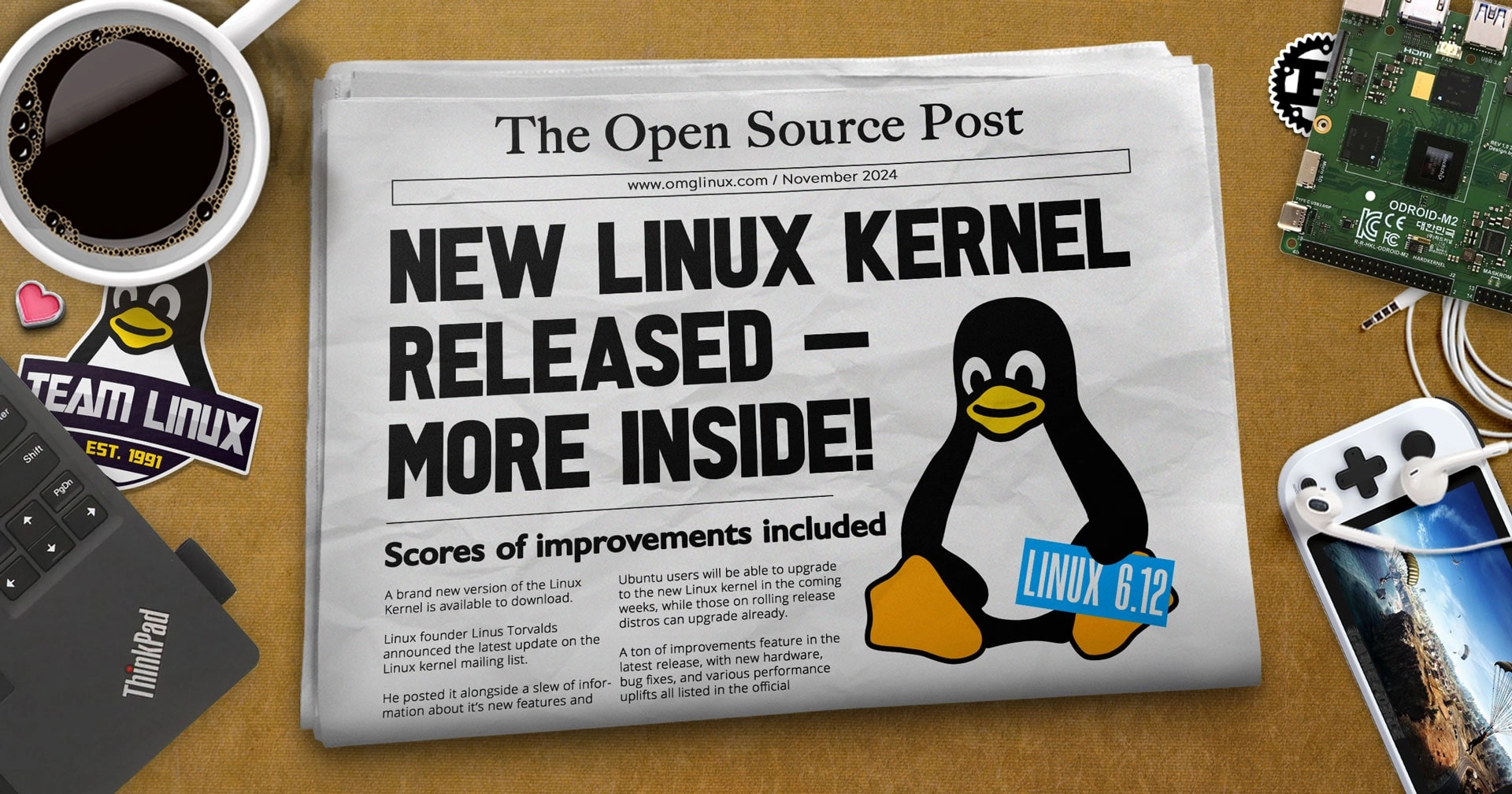 Linux Kernel 6.12 Arrives: Exciting New Features and Enhancements Unveiled!