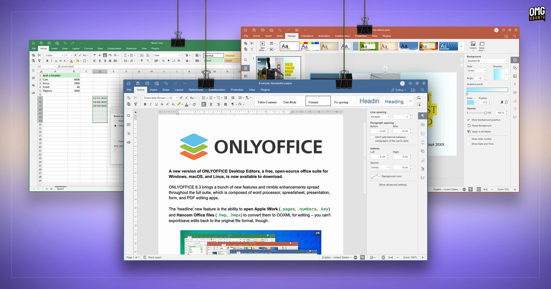 ONLYOFFICE 8.3: New Release Brings Support for Apple iWork Files