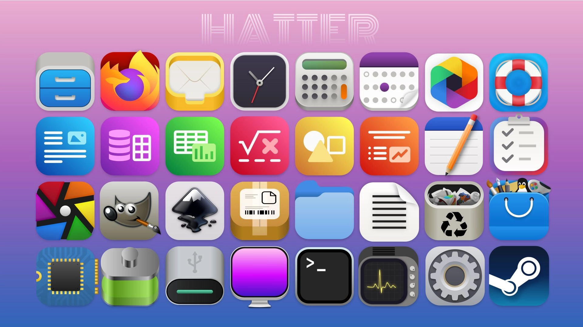 Revitalize Your Ubuntu Desktop: A Guide to the Hatter Icon Set