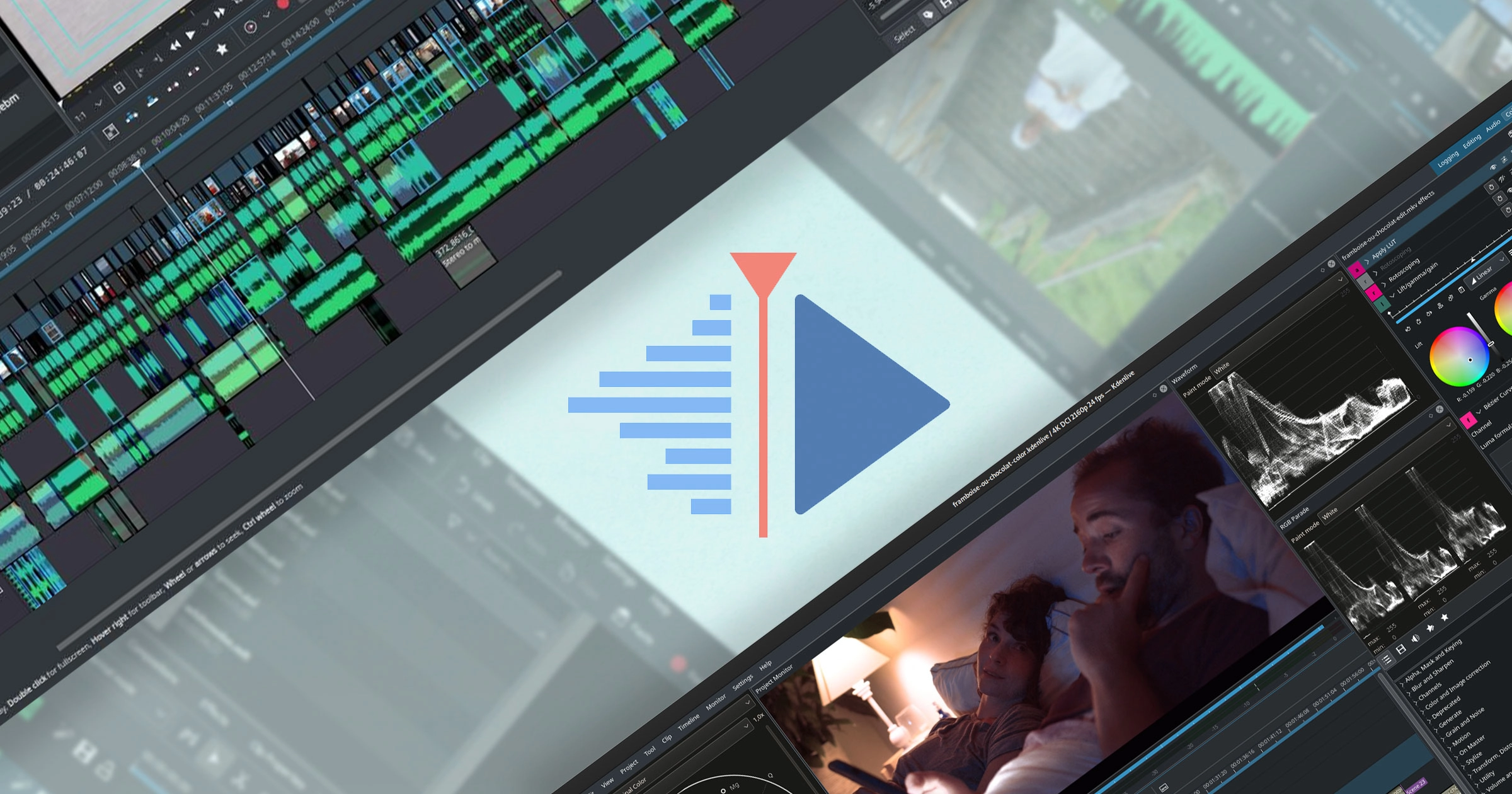 Kdenlive 25.08 Update: Enhanced Audio Mixer and New 10-bit H.265 Support