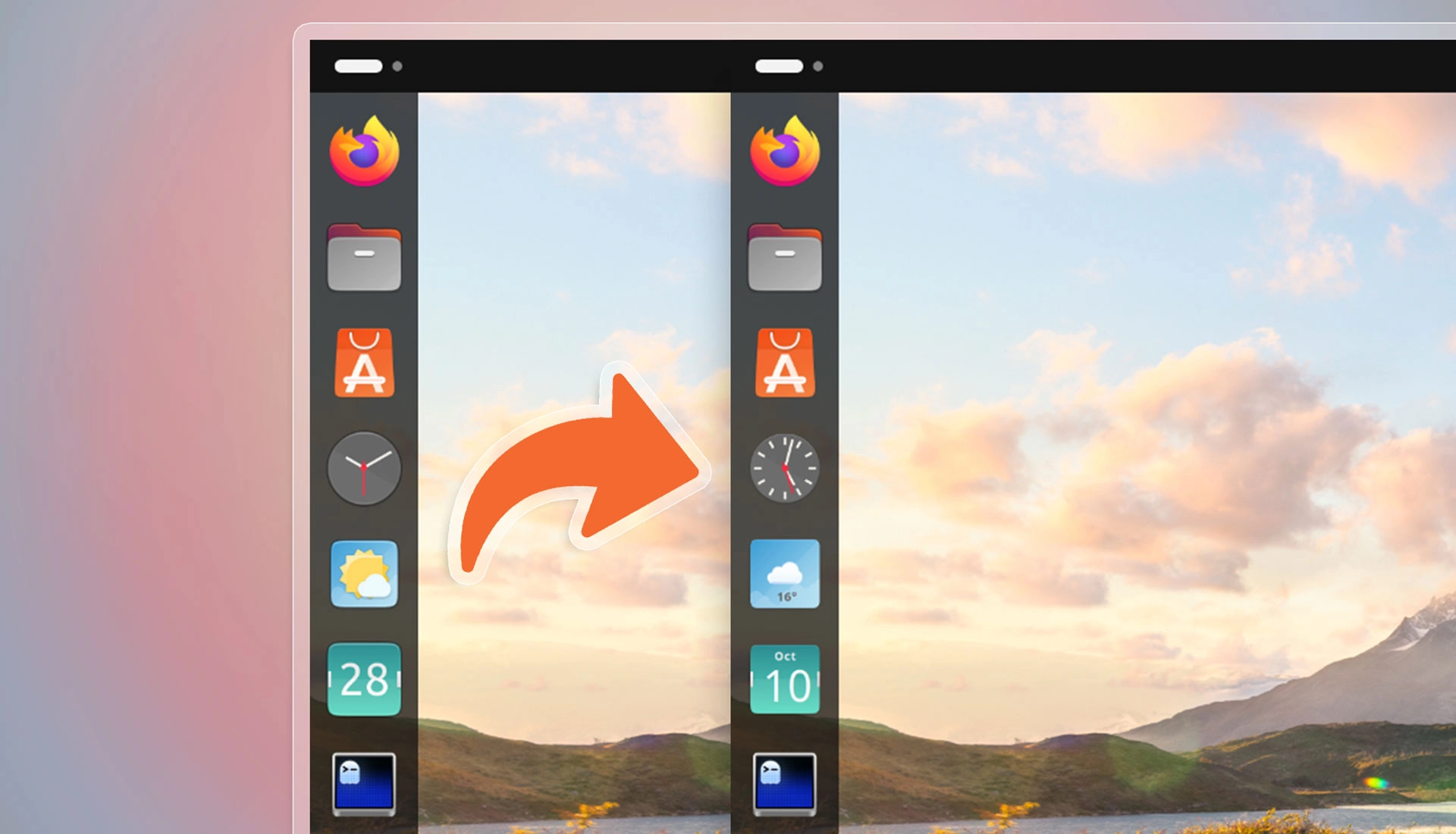 Enhance Your Ubuntu Experience: Live Calendar and Clock Icons Now Available in the Dock