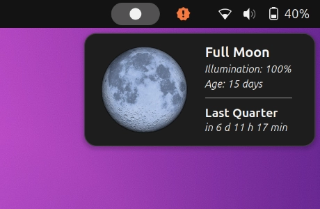 Tracking the Lunar Cycle: Introducing ‘Phases of Moon’ for GNOME Shell