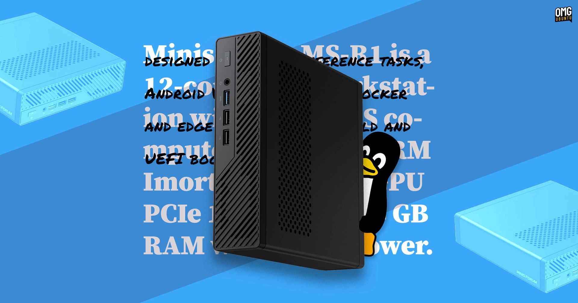 Unleashing Power: The Minisforum MS-R1 – A 12-Core Linux ARM Workstation for AI and Virtual Machines