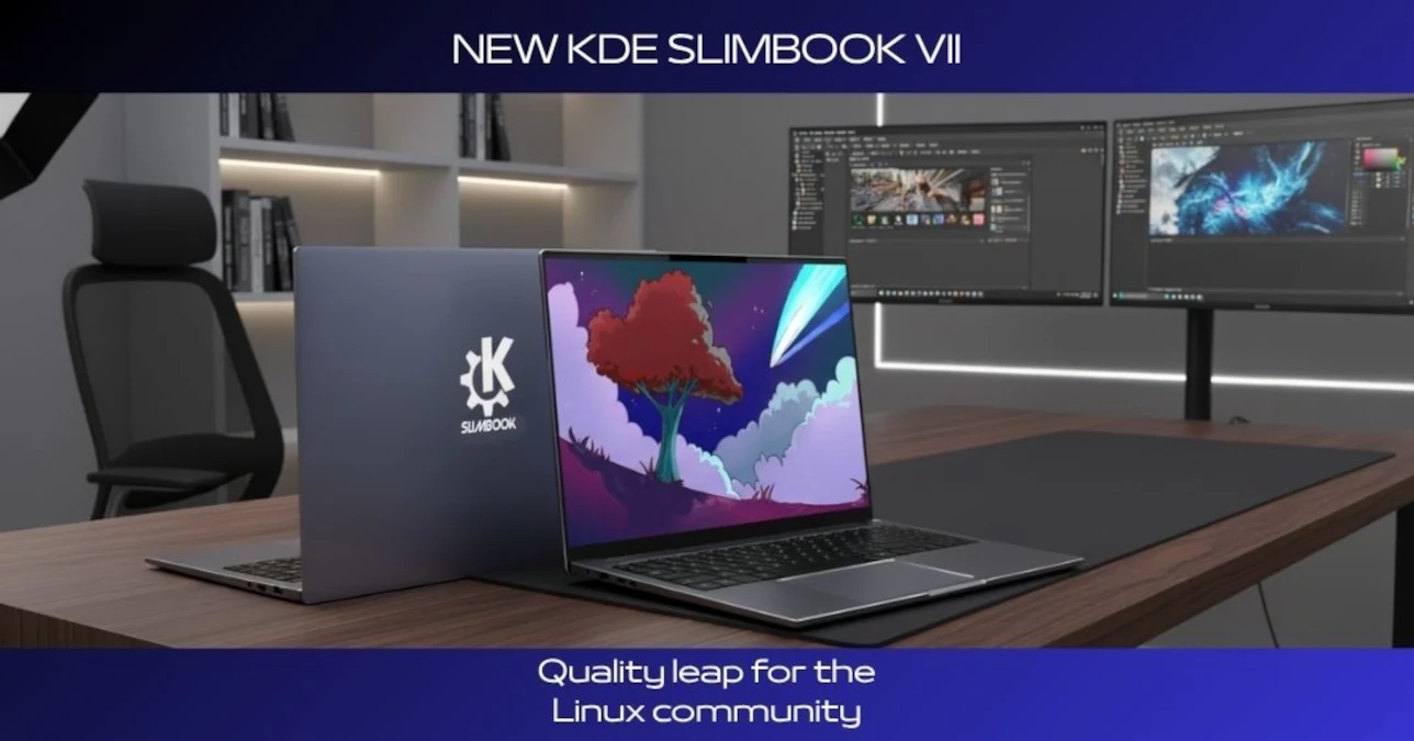 Celebrating 8 Years of Innovation: Introducing the KDE Slimbook VII Linux Laptop from Slimbook