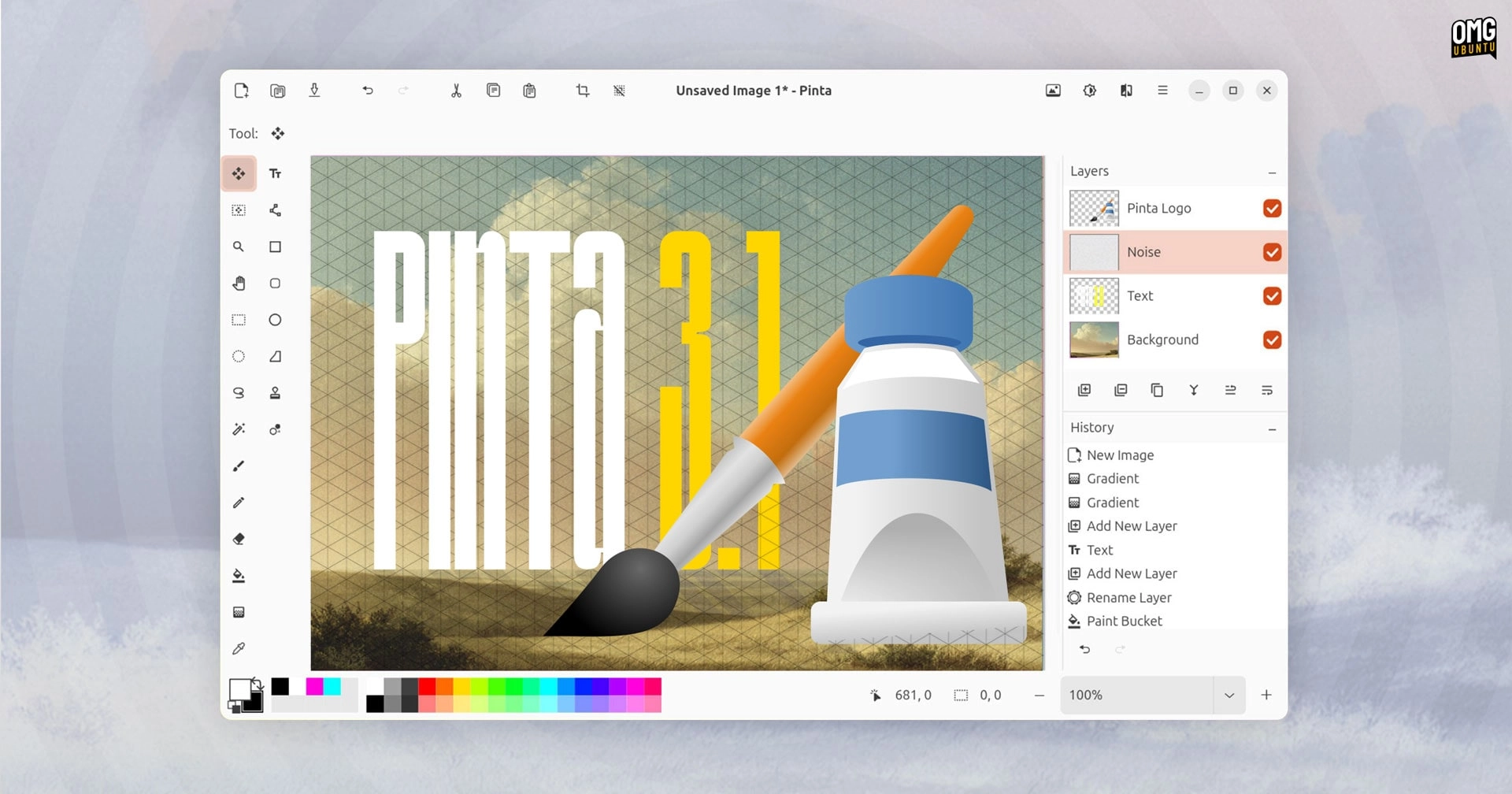 Pinta 3.1 Released: Explore New Axonometric Grids, Marching Ants, and More Features!
