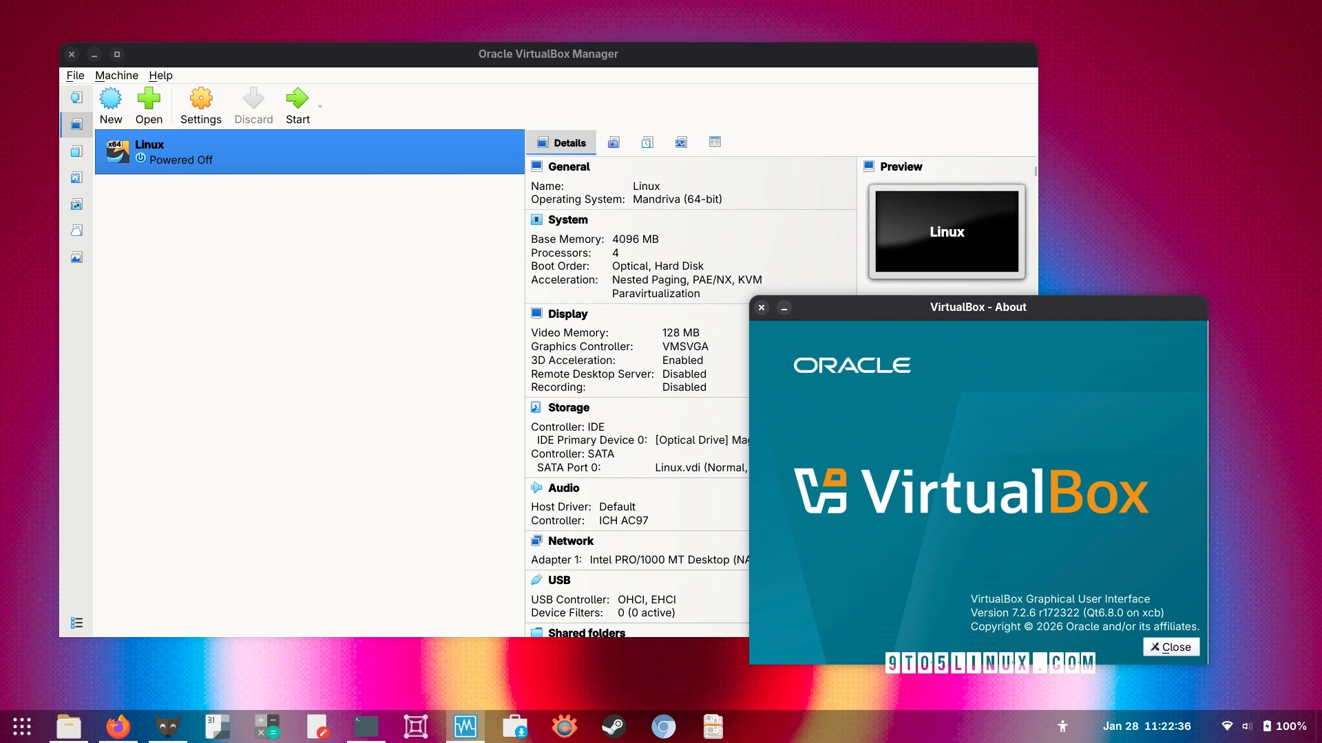 VirtualBox 7.2.6 Launches with Initial Support for Linux Kernel 6.19