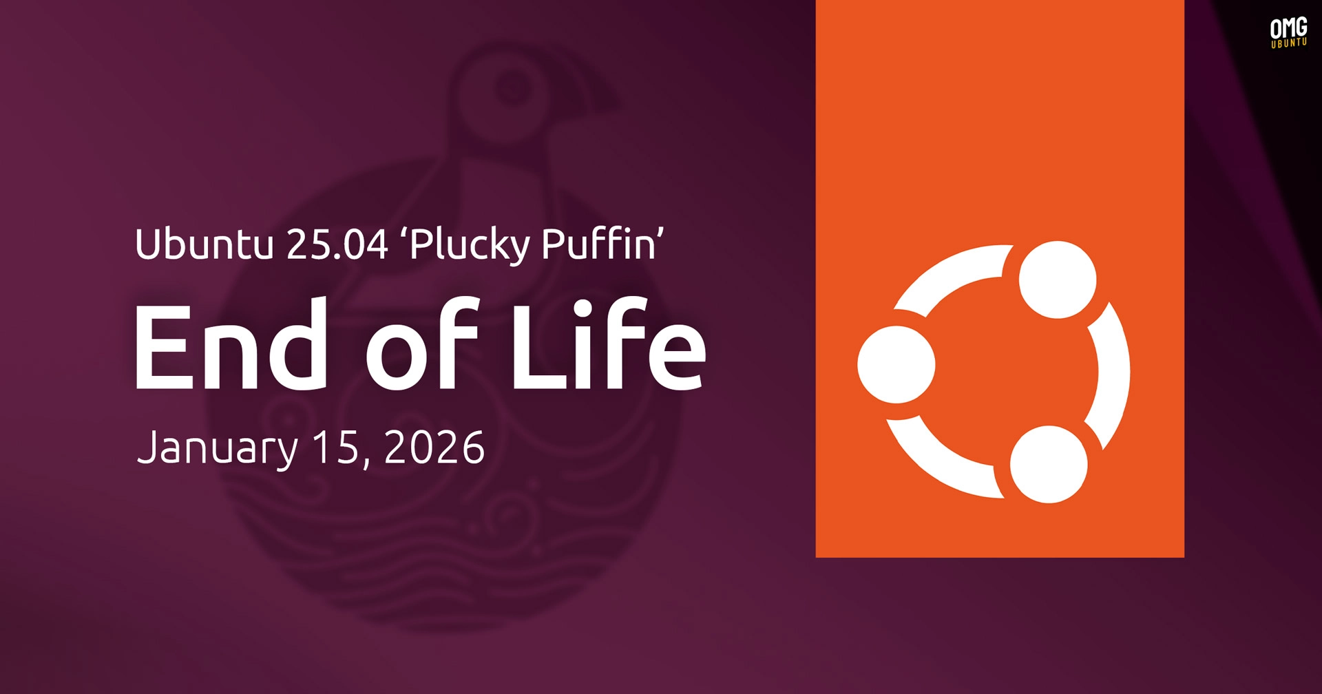 Urgent Reminder: Ubuntu 25.04 Support Ends Next Week on January 15th