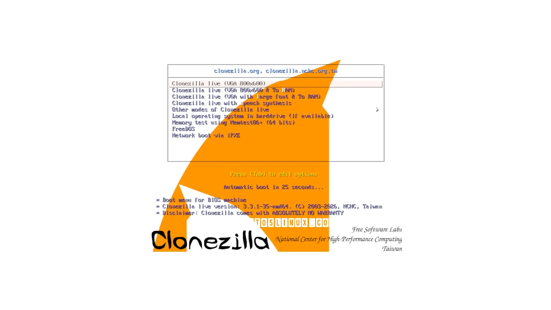 Clonezilla Live 3.3.1 Released: Featuring Linux 6.18 LTS and Enhanced BitLocker Support