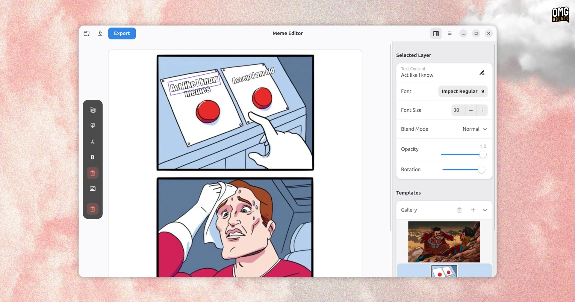 Introducing Memerist: The Ultimate Desktop Meme Generator for Linux Users!