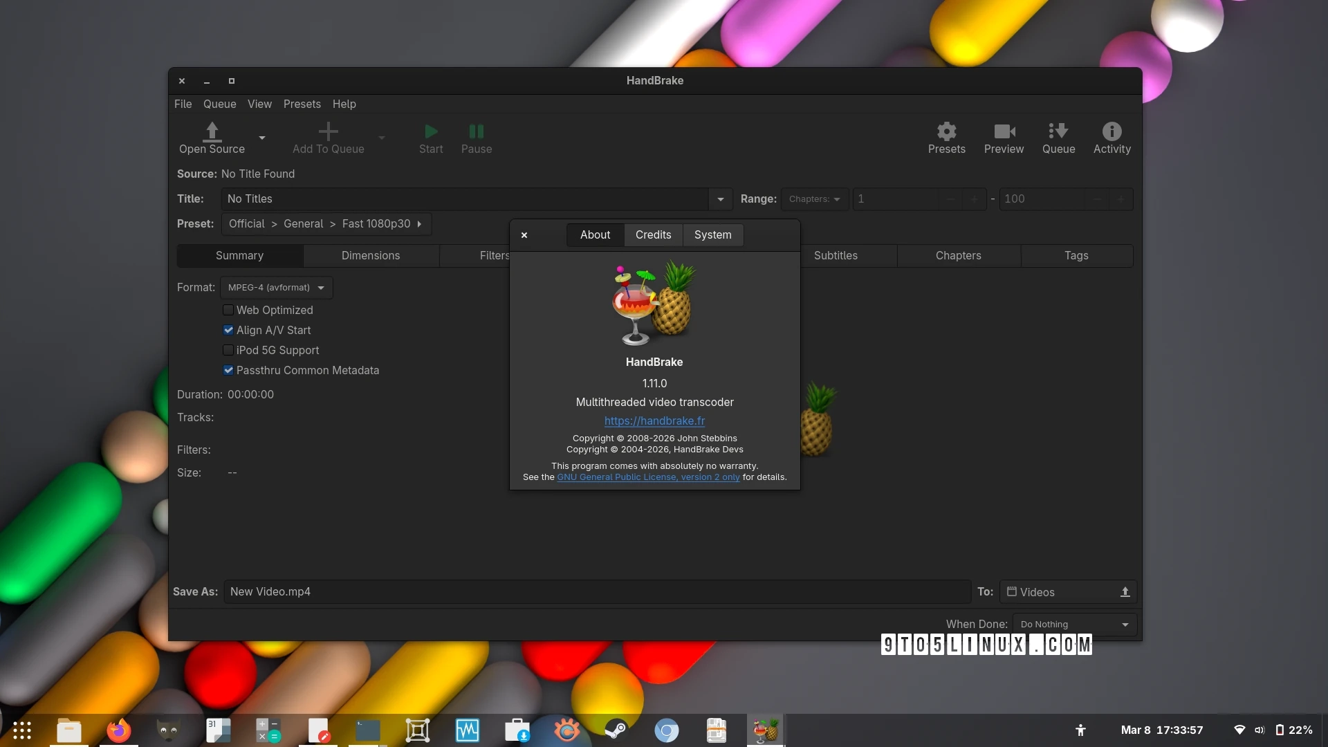 HandBrake 1.11: New Open-Source Video Transcoder Features AMD VCN AV1 10-Bit Encoding Support