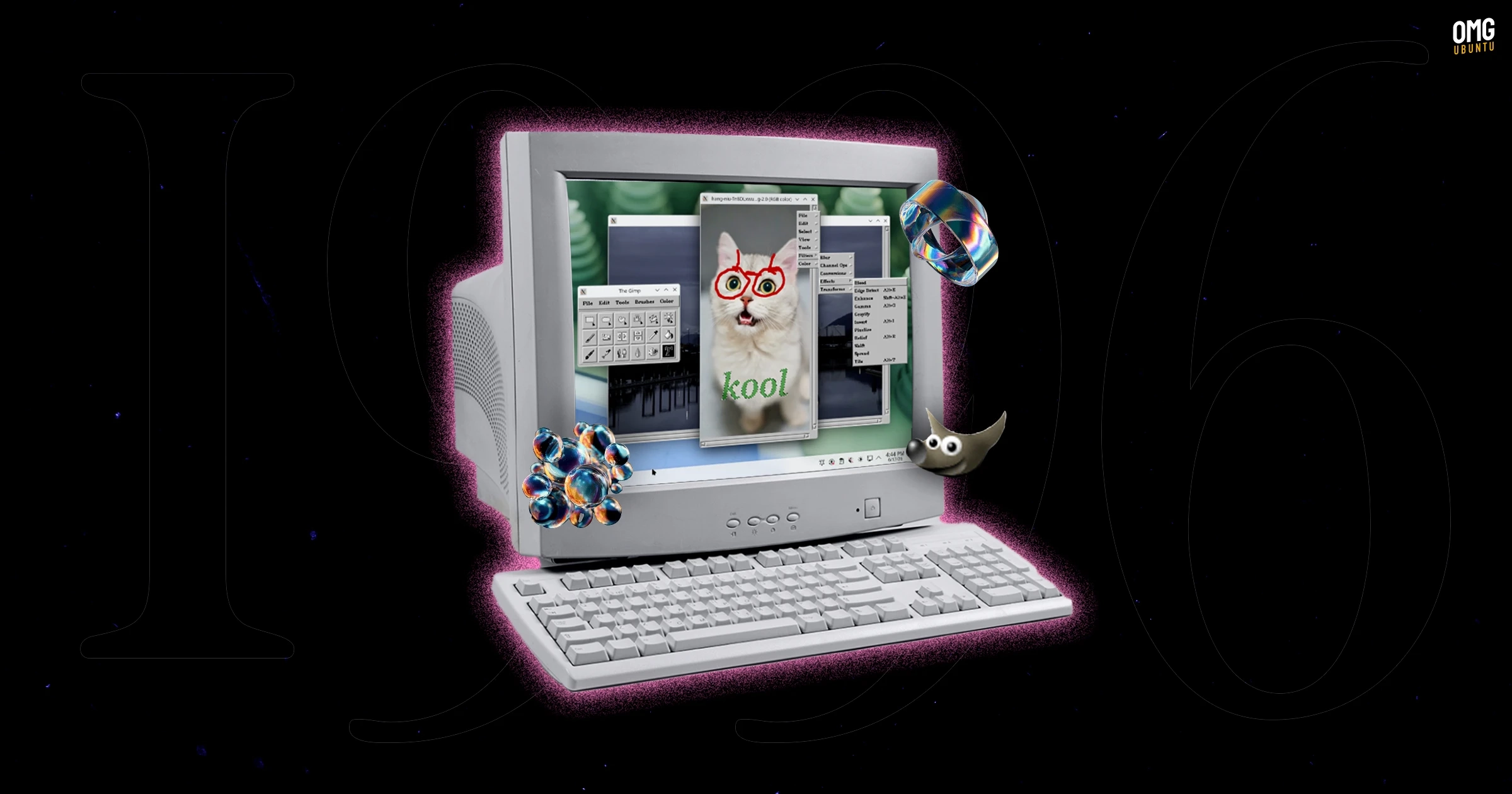 Throwback to the Past: Running a 30-Year-Old Version of GIMP with Flatpak (Pre-GTK!)
