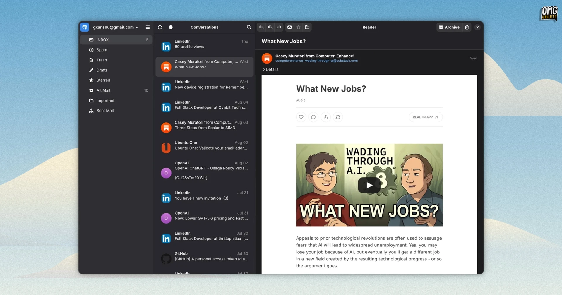 Introducing Postcard: The AI-Powered Email Client for GNOME