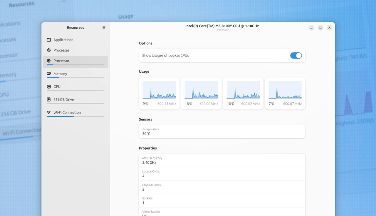 Resources Beta Update: Introducing PowerPC Temp Monitoring and AMD NPU Statistics