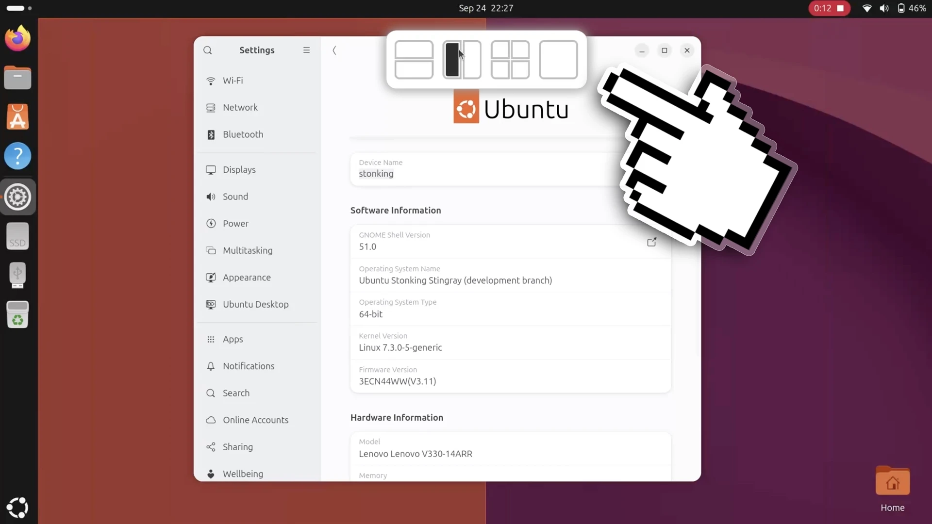 Ubuntu 26.10 Introduces Windows-Style Window Snapping Panel for Enhanced User Experience