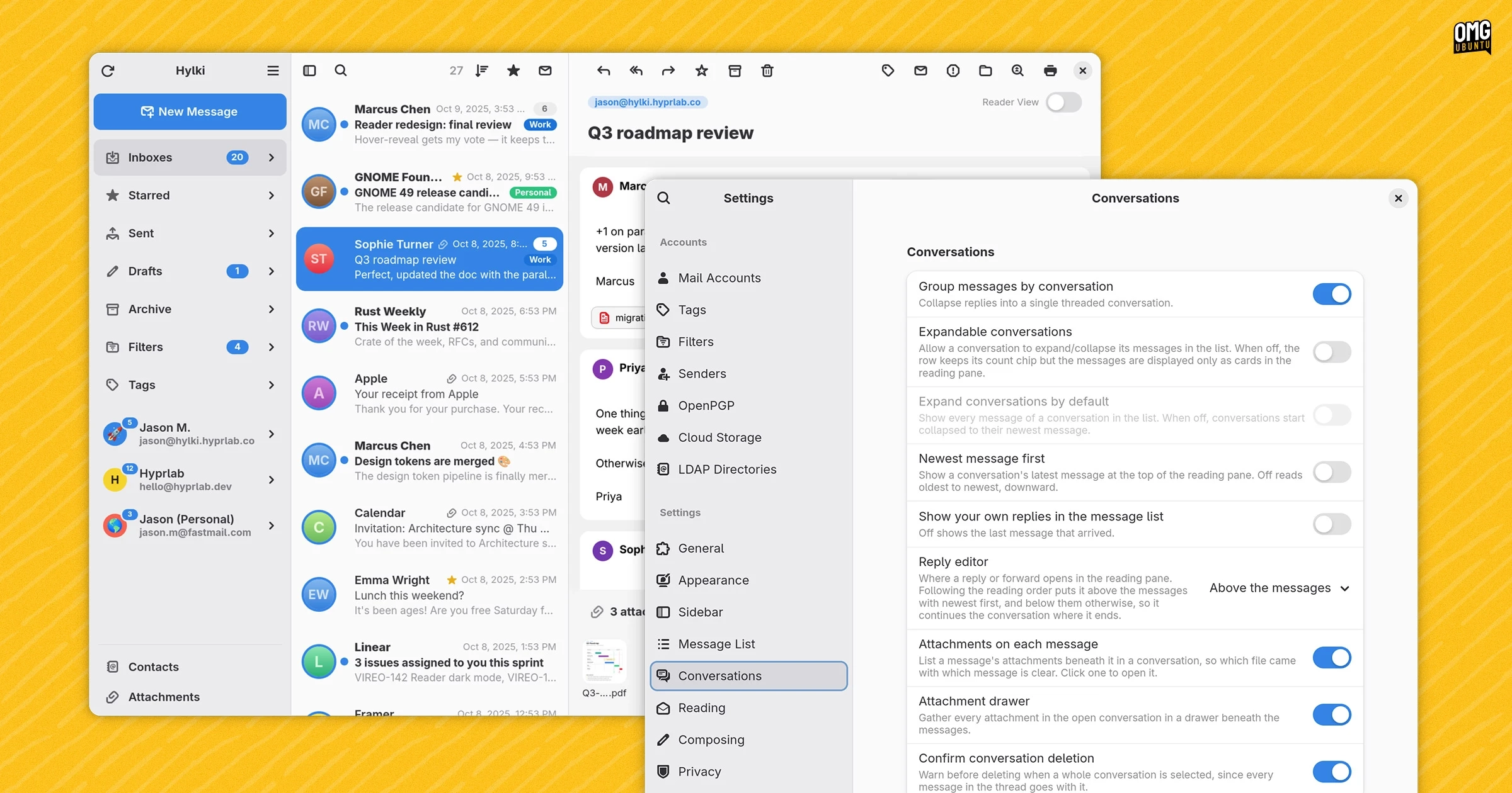 Introducing Hylki: The Modern Rust-Based Email Client for GNOME