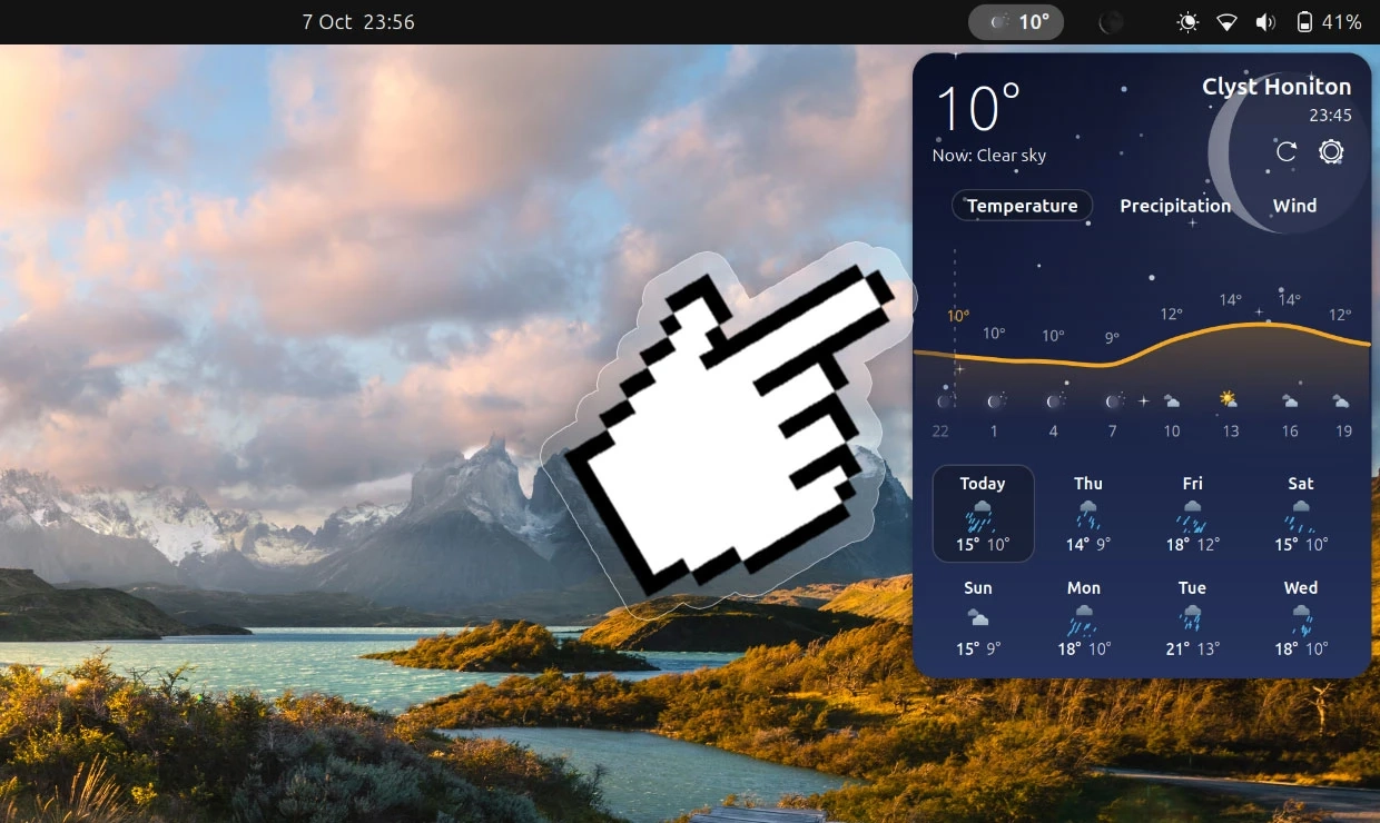 Brighten Your Desktop: Introducing Eye-Catching Weather Extensions for GNOME Shell
